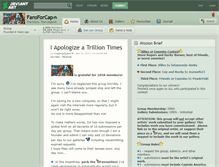 Tablet Screenshot of fansforcap.deviantart.com