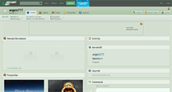Desktop Screenshot of angelx777.deviantart.com