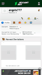 Mobile Screenshot of angelx777.deviantart.com