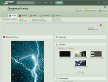 Tablet Screenshot of gynormus-cranius.deviantart.com
