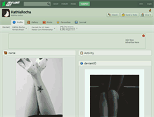 Tablet Screenshot of kathiarocha.deviantart.com