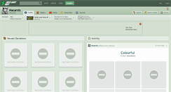 Desktop Screenshot of macarois.deviantart.com