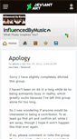 Mobile Screenshot of influencedbymusic.deviantart.com