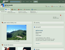 Tablet Screenshot of girlonvocals.deviantart.com