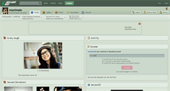 Desktop Screenshot of maximale.deviantart.com