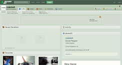 Desktop Screenshot of crabshell.deviantart.com