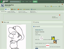 Tablet Screenshot of melendez714.deviantart.com