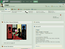 Tablet Screenshot of lingra.deviantart.com