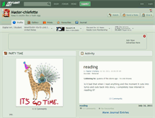 Tablet Screenshot of master-chiefette.deviantart.com