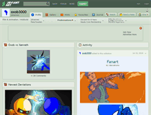 Tablet Screenshot of oxob3000.deviantart.com