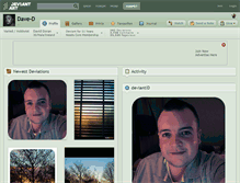 Tablet Screenshot of dave-d.deviantart.com
