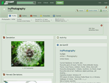 Tablet Screenshot of ivyphotography.deviantart.com