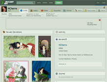 Tablet Screenshot of ncherre.deviantart.com