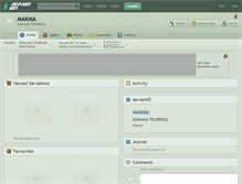 Tablet Screenshot of makma.deviantart.com