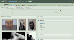 Desktop Screenshot of eleanor-j.deviantart.com