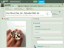 Tablet Screenshot of anarniell.deviantart.com