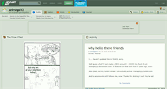 Desktop Screenshot of animegal12.deviantart.com