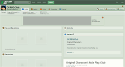 Desktop Screenshot of oc-rpg-club.deviantart.com