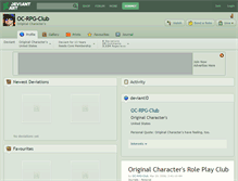 Tablet Screenshot of oc-rpg-club.deviantart.com
