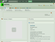 Tablet Screenshot of iamchulo.deviantart.com