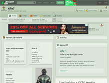 Tablet Screenshot of alfie7.deviantart.com