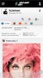 Mobile Screenshot of hclemon.deviantart.com