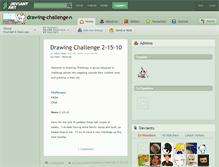 Tablet Screenshot of drawing-challenge.deviantart.com