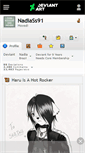 Mobile Screenshot of nadiass91.deviantart.com