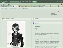 Tablet Screenshot of nadiass91.deviantart.com