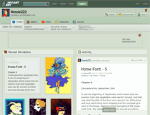 Tablet Screenshot of nessie222.deviantart.com