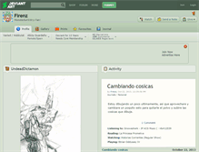 Tablet Screenshot of firenz.deviantart.com