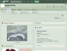 Tablet Screenshot of meadowdoodle.deviantart.com