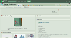 Desktop Screenshot of copycat-the-unknown.deviantart.com