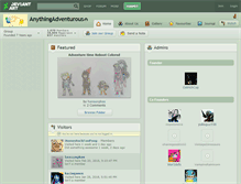 Tablet Screenshot of anythingadventurous.deviantart.com