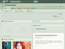 Tablet Screenshot of devianteurasians.deviantart.com