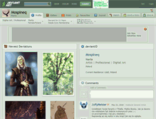 Tablet Screenshot of mospineq.deviantart.com