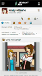 Mobile Screenshot of krazy-kitsune.deviantart.com