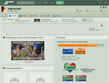Tablet Screenshot of magnaangel.deviantart.com