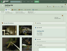 Tablet Screenshot of getting-old.deviantart.com