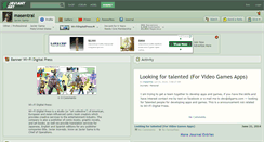 Desktop Screenshot of masentral.deviantart.com