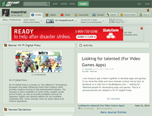 Tablet Screenshot of masentral.deviantart.com