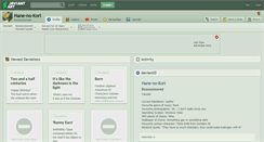Desktop Screenshot of hane-no-kori.deviantart.com