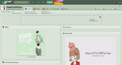 Desktop Screenshot of heartfullofwine.deviantart.com