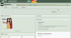 Desktop Screenshot of heyglamour.deviantart.com