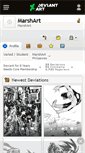 Mobile Screenshot of marshart.deviantart.com