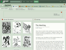 Tablet Screenshot of marshart.deviantart.com