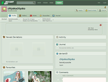 Tablet Screenshot of chiyokochiyoko.deviantart.com