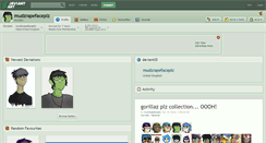 Desktop Screenshot of mudzrapefaceplz.deviantart.com