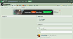 Desktop Screenshot of freakoutplz.deviantart.com