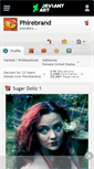 Mobile Screenshot of phirebrand.deviantart.com
